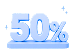 외부 리뷰 연동 50% 할인